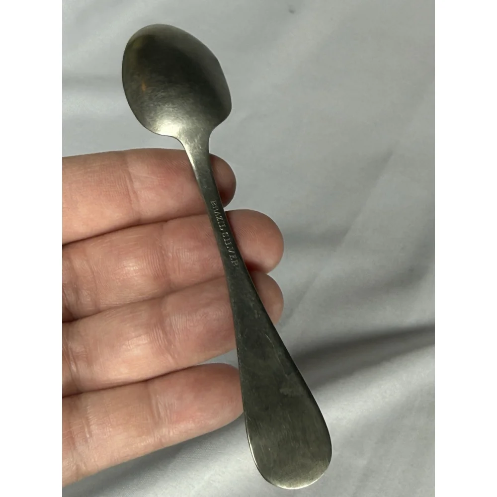 Vintage Brazil Silver Silverplate 4 1/2” Spoon